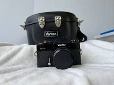 Vintage Vivitar 35mm 250SL Film Camera Wide Angle Lens With Case
