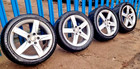 05 12 GENUINE SEAT LEON Alloy Wheels x4 17 7Jx17 ET54 225 45 17 1P0601025M