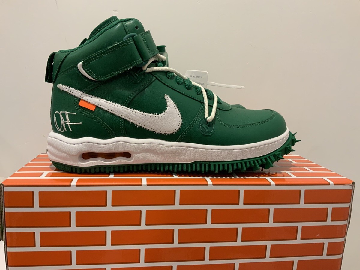 Nike Air Force 1 Mid SP Leather x Off-White Pine Green 'Size