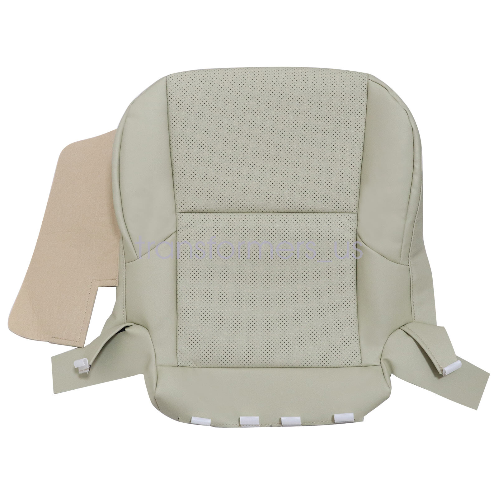 For 2010-2017 Lexus GX460 Passenger Bottom & Back AC Perforated Seat Cover Tan