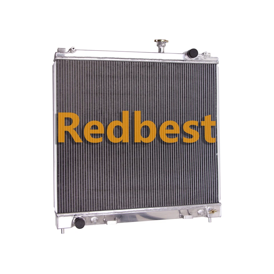 Radiador de aluminio CC2691 4 filas para Nissan Titan/Infiniti QX56 2004-2012 5,6 L V8 Foto 4 de 4