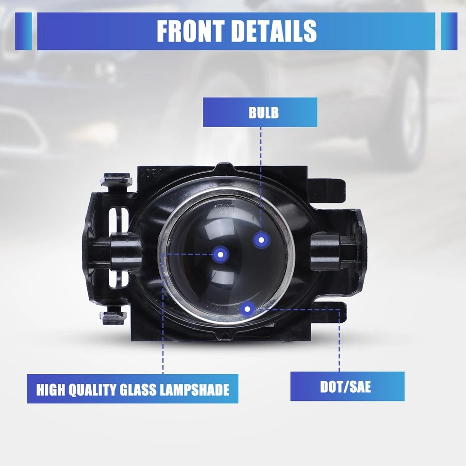 Luz antiniebla 1 pieza para Ford Mustang 2011-2014/2007-2010 Edge 06-12 Fusion izquierda=derecha Foto 4 de 4
