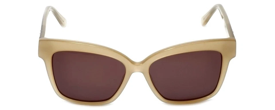 Judith Leiber Designer Sunglasses JL5015-09 in Cream in Brown Lens - Image 2 of 4