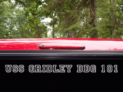 USS GRIDLEY DDG 101 decalcomania US Navy militare USN S01 - Foto 2 di 4