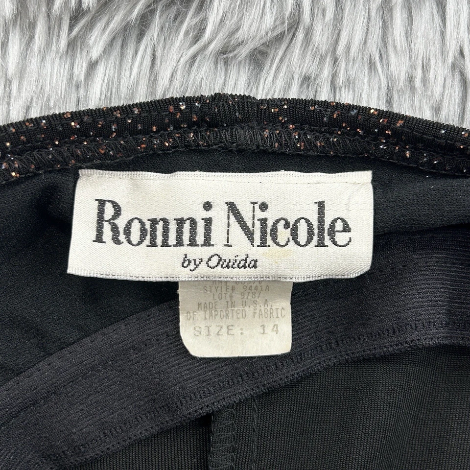 Vestido Ronni Nicole Mujer 14 Negro De Colección Hada Grunge Whimisigoth Bruja Vacaciones Foto 2 de 4