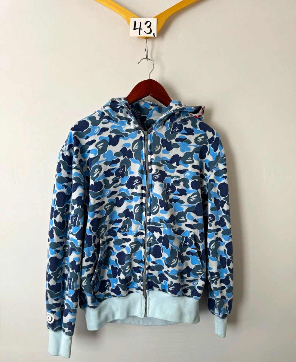 25+ A Bathing Ape Blue Hoodies & Sweatshirts for Men for sale