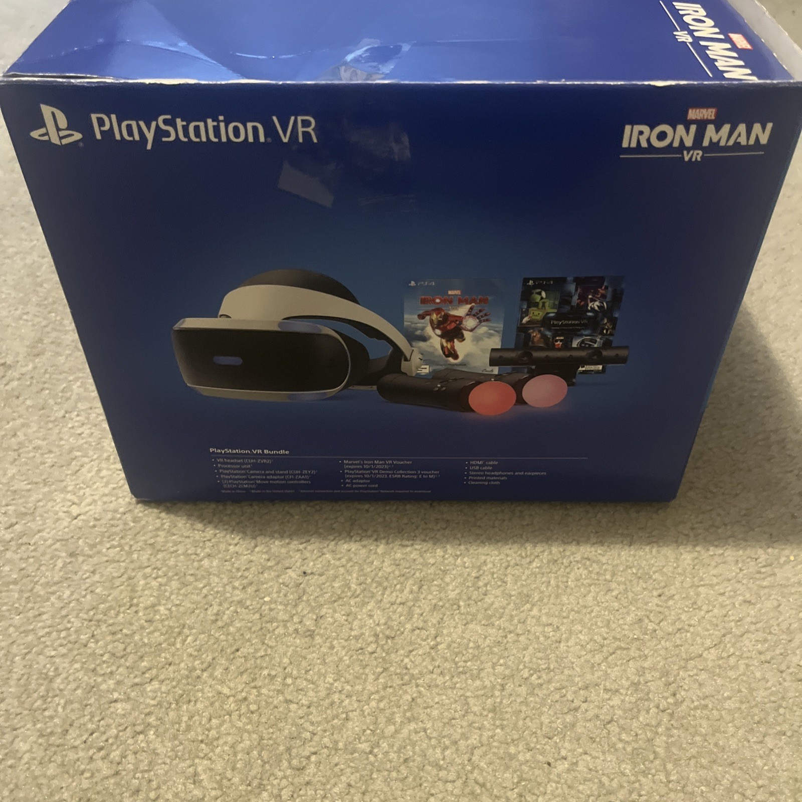 PlayStation VR Bundle PS4 + PS5 Compatible DOES NOT INCLUDE IORN MAN GAME