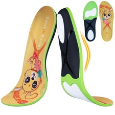 Kids Plantar Fasciitis Arch Support Insoles, Breathable Athletic Shoe Insoles...