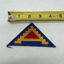 U.S. Military 7th Army Insignia Patch 7 Steps Pyramid Full Color Merrowed Sew On