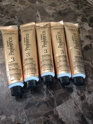 5 Tubes L'Oreal Superior Preference #3 Shine Protect Conditioner 1.86 fl oz