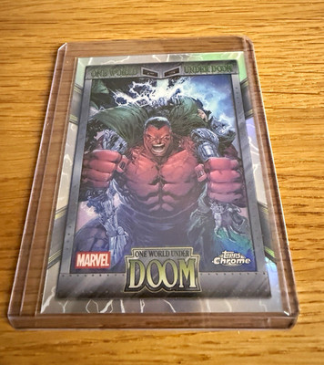 2026 Topps Chrome Marvel One World Under Doom Insert OW-16