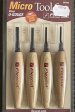 Flexcut Tool FLEXCUT 4 PIECE MICRO U GOUGE SET