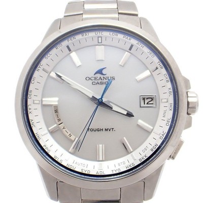 CASIO OCEANUS OCW-T150-7AJF Titanium White Dial Watch From Japan