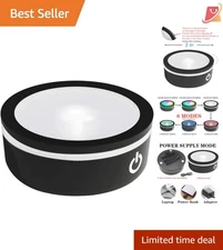 LED Light Base Plastic Round Display Stand for Glass Art Holiday Decor