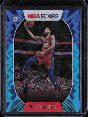 2020-21 Hoops #49 Ben Simmons Teal Explosion