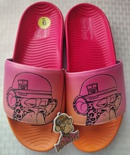 Skechers Snoop Dogg Dr Bombay Pink Orange Slip on Sandals Men Size 9 NEW NWT