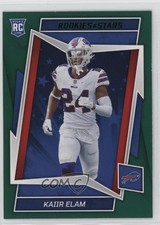 2022 Panini Rookies & Stars Rookies Green Kaiir Elam #177 19pj