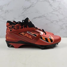 Nike Alpha Menace Varsity 6 Cleats Mens Size 12 Red Black Orange FQ3984600 NEW