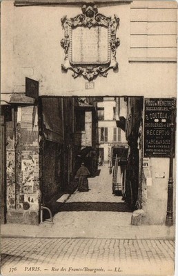 Old postcard Paris 3rd - Rue des Francis-Bourgeois (56751)