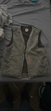 Carhartt Men's Sherpa Lined Full Zip Workwear Vest Green M Regular