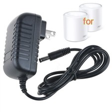 12V Charger for TP-Link Deco Tri Band Mesh WiFi System W6000 AX3000/W7200 AX3600