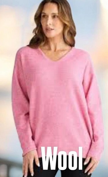 Women & Other Stories Sweater Pink Wool 40 / L / #3HBD
