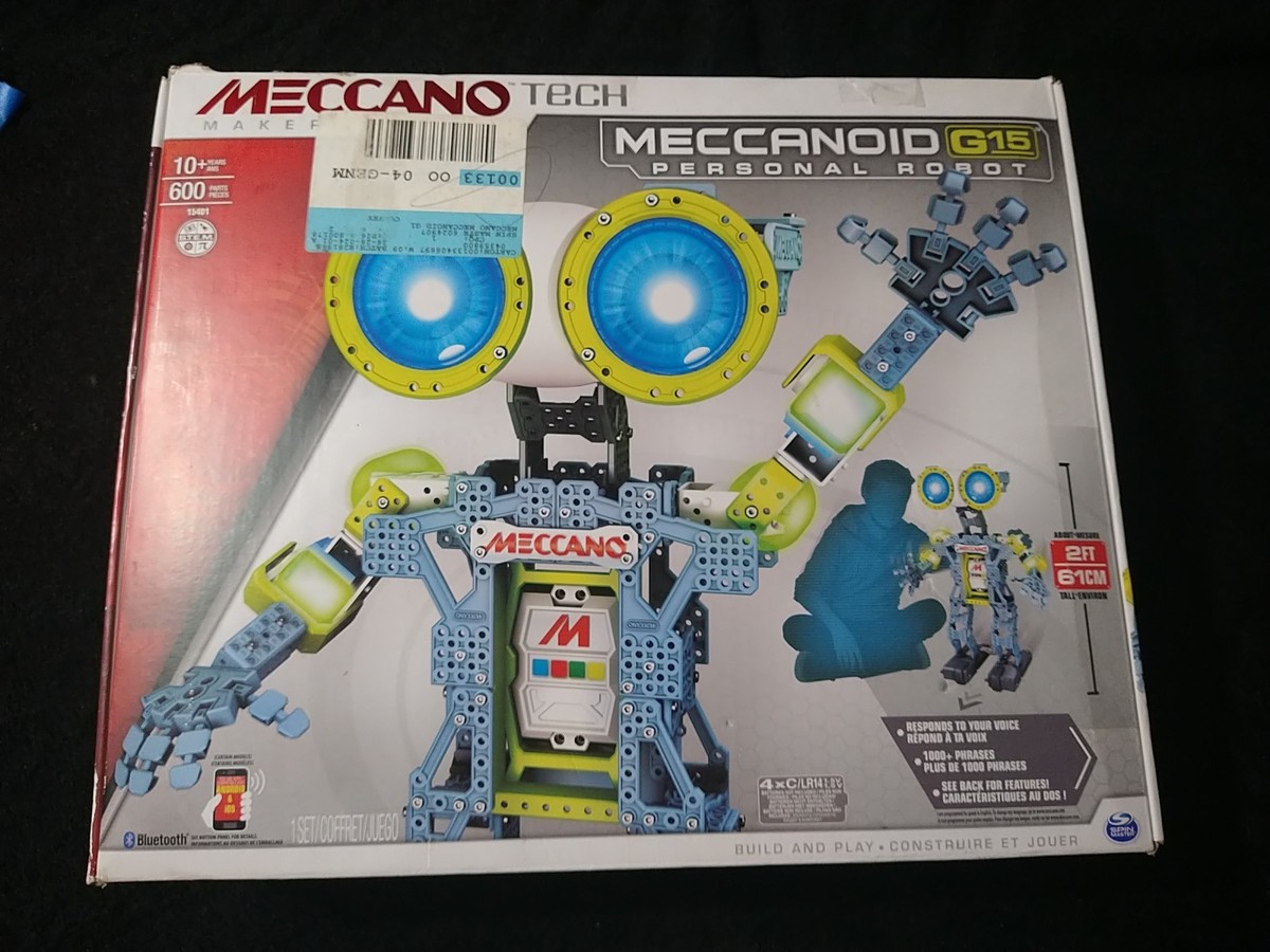 Meccano Tech Maker System Meccanoid G15 Personal Robot 2ft Tall