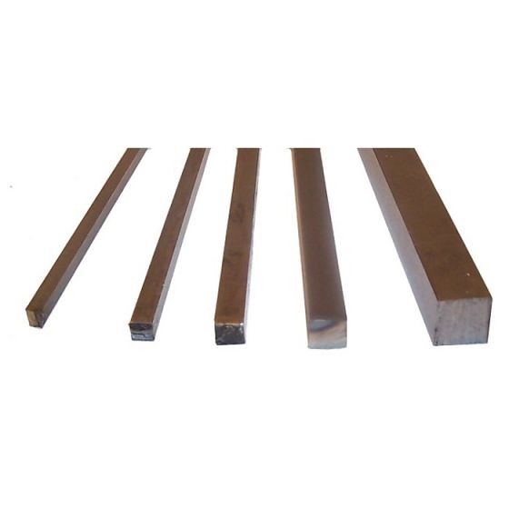 Square Key Steel 12mm - 12"" Length for Mechanical Systems