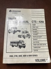 International Truck Service Manual Cts4260 Vol 1 Dt-360 2000 3700 3800 4000 8000 International Truck Service Manual Cts4260 Vol 1 Dt-360 2000 3700 3800 4000 8000