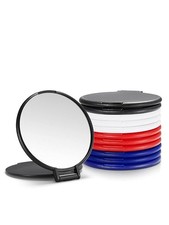 Compact Portable Pocket Mirrors in 4 Different Colors Set of 12