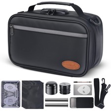 Large Cosmetic Organization Bag with 8 Small Items, Portable Cosmatic Makeup ...