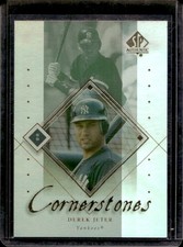 2000 SP Authentic Derek Jeter Cornerstones #C4 Yankees