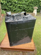 1938 Shell Petrol Can Shell Motif Valor with Brass Shell Cap Does not Leak VGC+