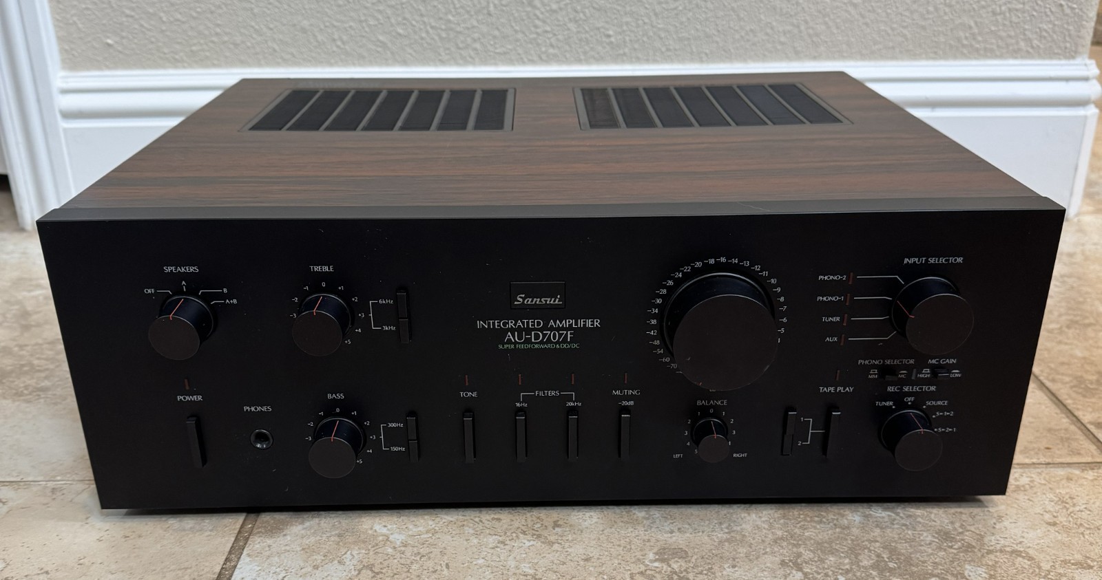 Sansui AU 707 vintage audio equipment - eBay listing photo 4