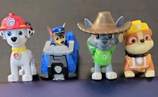 PAW Patrol Figure Lot Chase Marshall Skye Rocky Mighty Pups Mini Figures