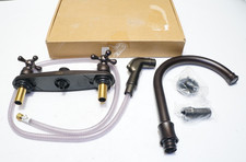 READ Kingston Brass FB7795AXSP Victorian 8" Centerset Kitchen Faucet Oil Rubbed
