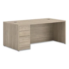 The Hon 105896LLKI1 10500 Series Single Full-height Pedestal Desk, Left: