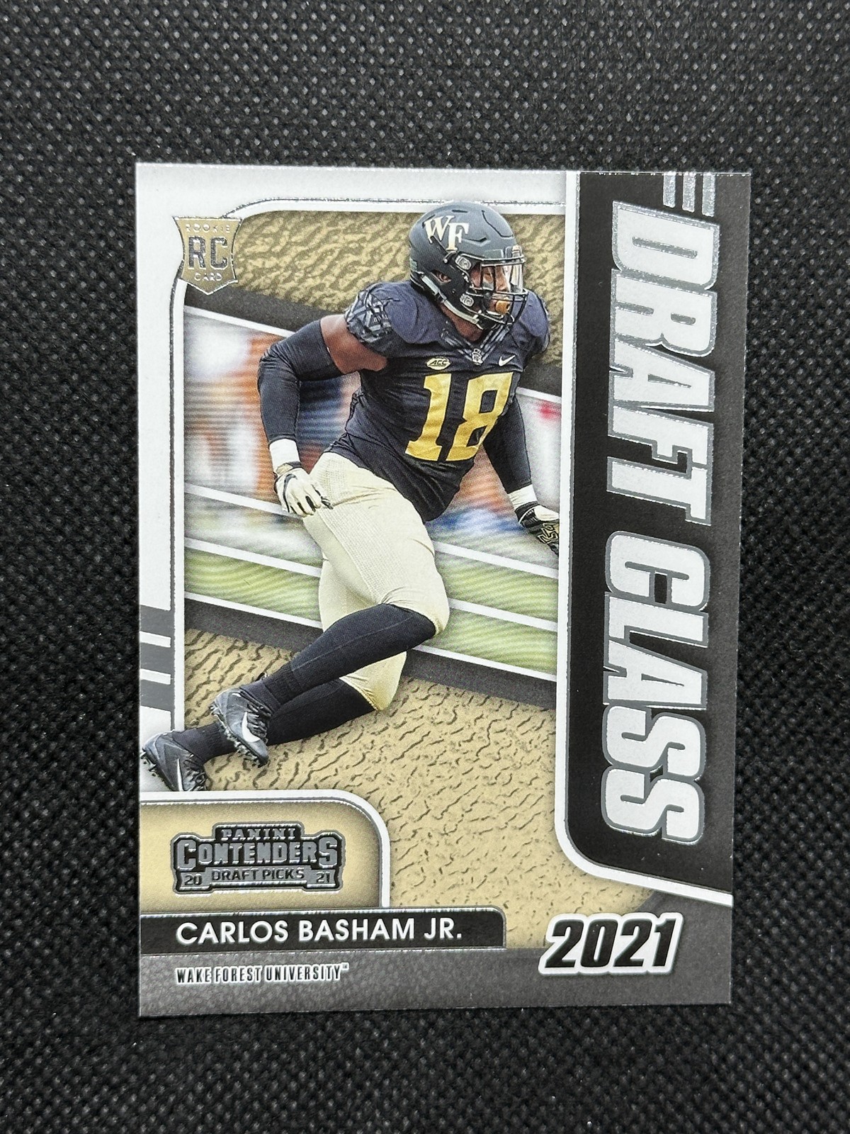 2021 Panini Contenders Draft Picks Carlos Basham Jr. Draft Class #35