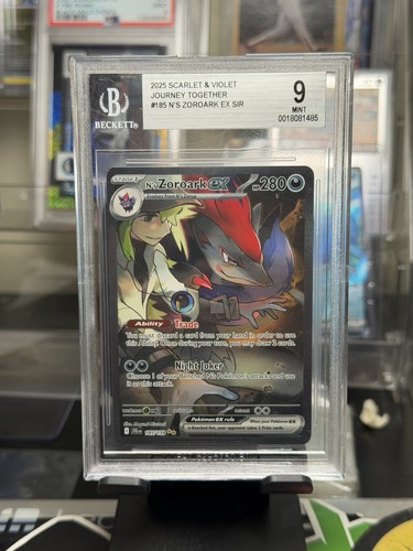 N's Zoroark ex graded BGS 9 for sale on eBay