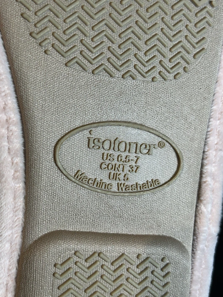 Chinelos femininos tamanco de pele sintética de louro em cinzas de chita tamanho 7 - Imagem 4 de 4