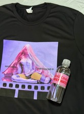 Madonna Confessions II RARE Holy Water Bottle and Promo T-Shirt L from LA Pop-Up