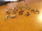Vintage .925 Sterling Assorted Silver Rings - 34.55 gr.