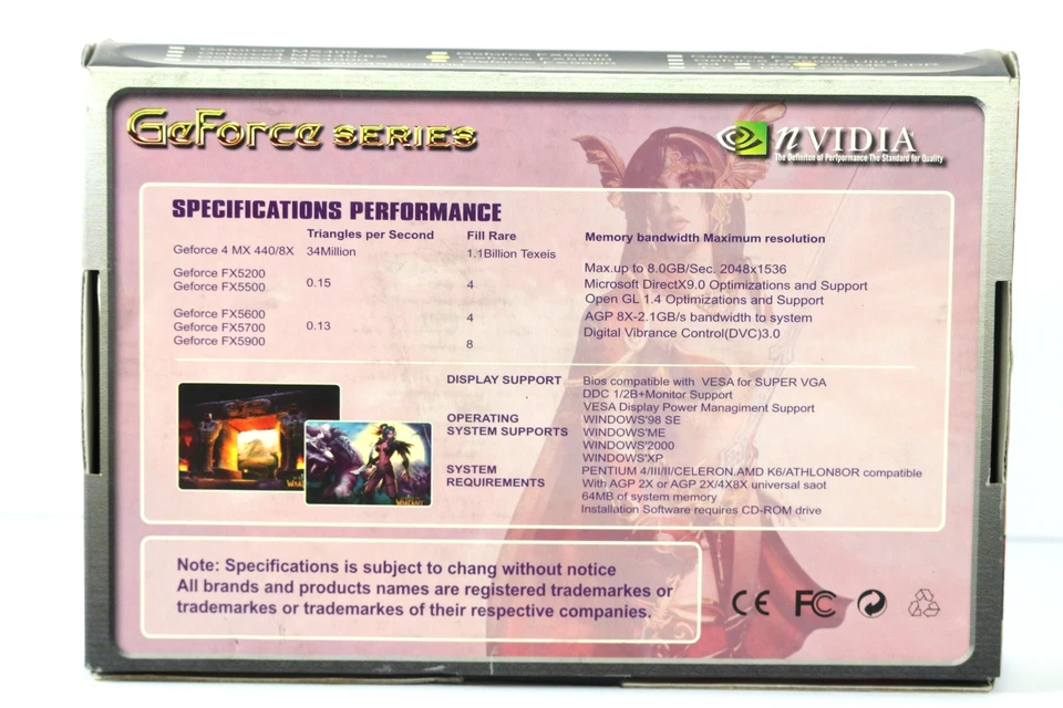 *BRAND NEW SEALED* GeForce FX5500 256MB DDR AGP 3D Video Card Graphics 2048x1536 - Image 2 of 4