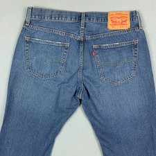 Levi's 559 Jeans Men's 34x30 Relaxed Straight Fit Distressed Blue Denim