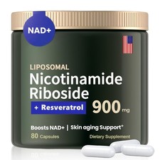 Liposomal Nicotinamide Riboside 900Mg, NAD Supplements for Women, NAD Resveratr