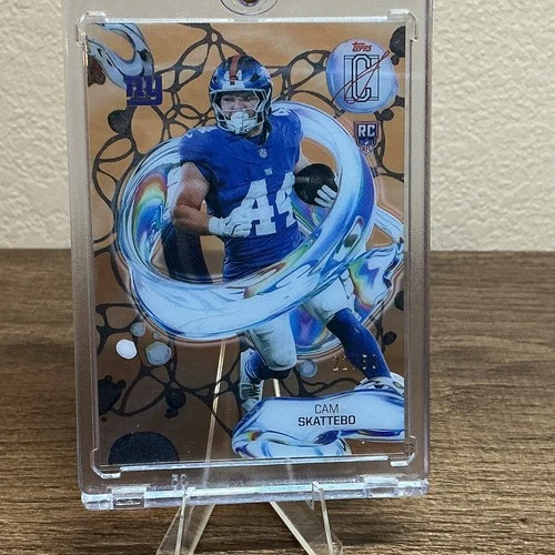 2025 Topps Signature Cam Skattebo Orange (RAW)