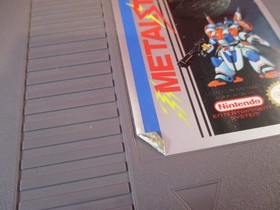 Metal Storm (Nintendo NES) COMPLETE w/ Box manual game poster WORKS!