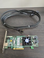 Areca Raid 6 Card ARC-1226-8I for Server RJ-45 Ethernet - Untested w/ Cable