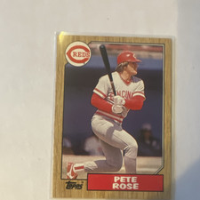 Topps Pete Rose 1987 Topps Base Set #200 Cincinnati Reds Baseball Card