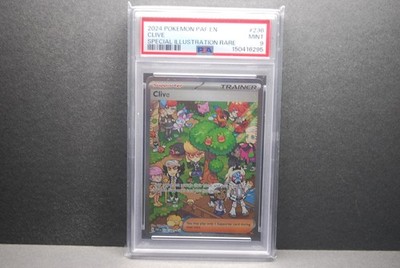 PSA 9 Mint Clive Special Illustration Rare #236/091 Paldean Fates 2024